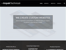 Tablet Screenshot of impaktechnical.com